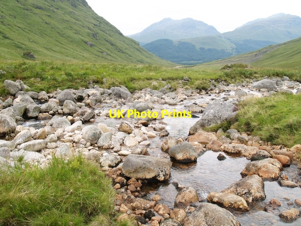 Photo 6"x4" Confluence, Allt Ceitlein Dalness\/NN1651 c2006