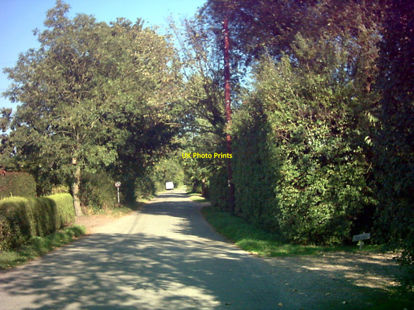 Photo 6"x4" Mill Road, Badingham Dennington Hall c2006