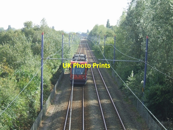 Photo 6"x4" Birmingham bound tram Coseley c2006