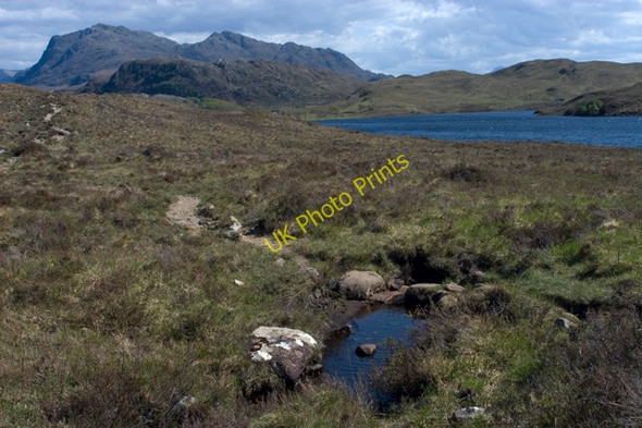 Photo 6"x4" Track along Loch Kernsary Londubh c2009
