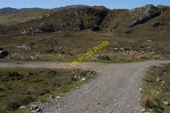 Photo 6"x4" Track junction above Kernsary Londubh c2009