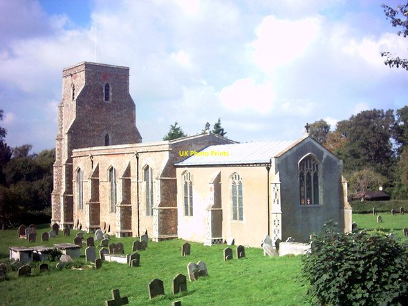 Photo 6"x4" St Mary's Church, Parham Parham c2006