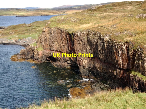 Photo 6"x4" Cliffs at Ardtreck Point Ardtreck c2006