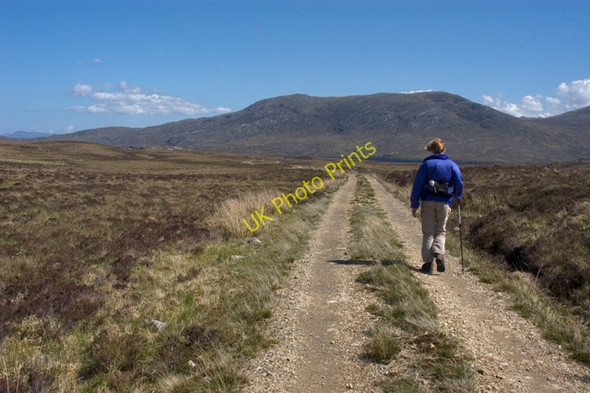 Photo 6"x4" Track across the moors Loch an Eilein\/NG9280 c2009