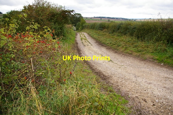 Photo 6"x4" Bridleway near Low Mowthorpe Duggleby c2006