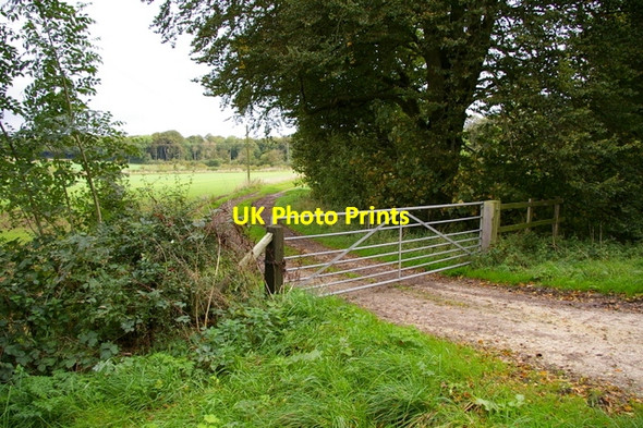 Photo 6"x4" Gate on B1252 Sledmere c2006