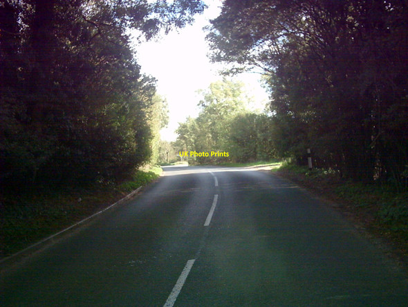 Photo 6"x4" The B1117 Vicarage Road Laxfield c2006
