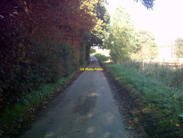 Photo 6"x4" Dennington Road, Laxfield Dennington Hall c2006