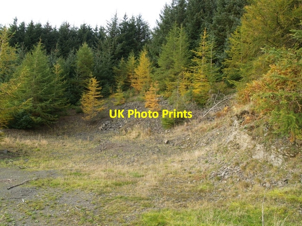 Photo 6"x4" Disused quarry, Clioch Hills Hattonknowe c2006