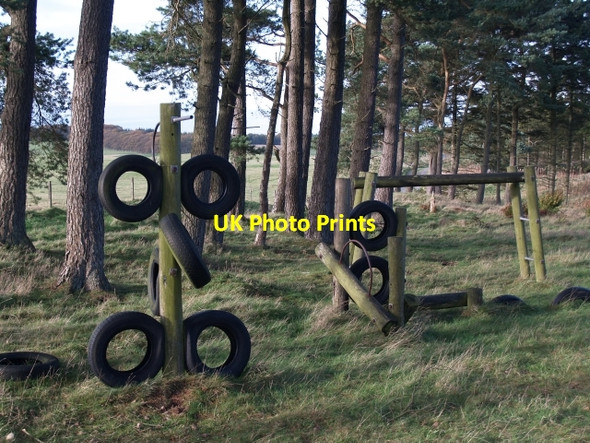 Photo 6"x4" Forest playground Shiplaw c2006