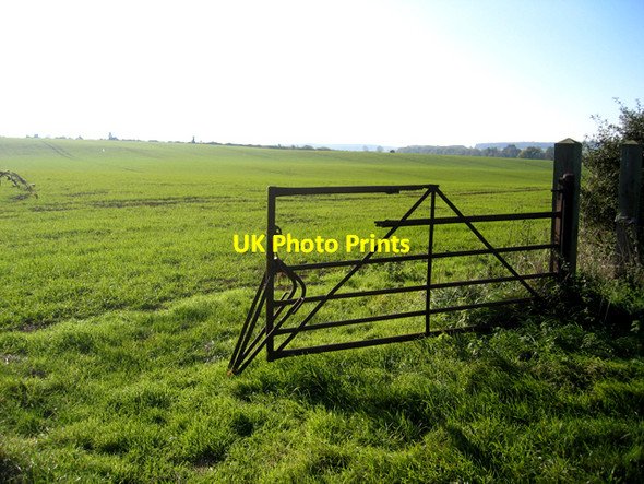 Photo 6"x4" Farmland view south from Empingham Road, Tinwell, Rutland Ingthorpe c2006