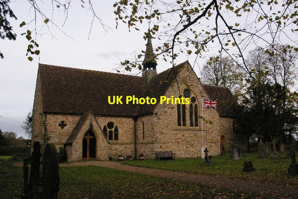 Photo 6"x4" St. Oswald's Church, Worleston after the restoration Worleston c2006 P1