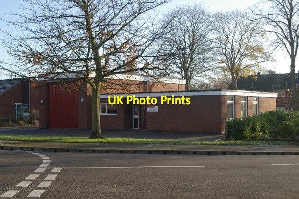 Photo 6"x4" Ashby-de-la-Zouch fire station Ashby-de-la-Zouch c2006