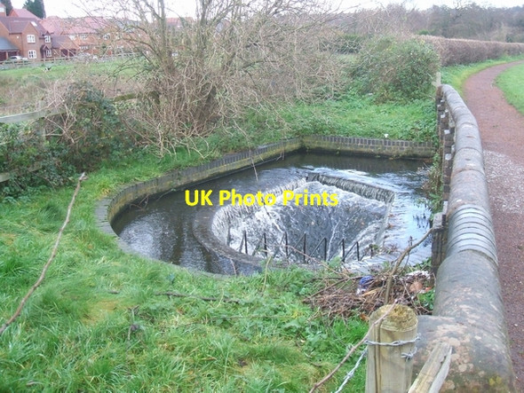 Photo 6"x4" Canalside Overflow at Bumblehole Lock Ounsdale c2006