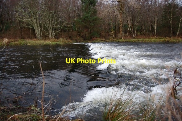 Photo 6"x4" Weir on the River Snizort Carbost\/NG4248 c2007