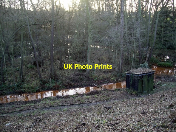 Photo 6"x4" Moorgreen reservoir outflow Eastwood\/SK4646 c2007 P1