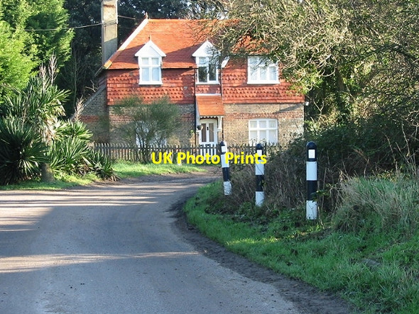 Photo 6"x4" House at the end of The Drove, Northbourne. Northbourne\/TR3352 c2007