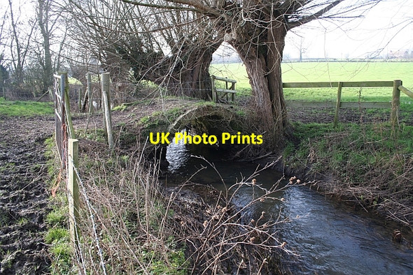 Photo 6"x4" Farm Bridge over Pool Brook Church End\/SO8341 c2007