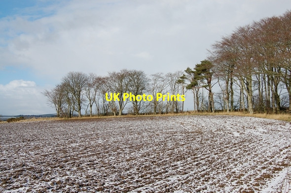 Photo 6"x4" Snow on a freshly ploughed field Pitmedden\/NJ8927 c2007