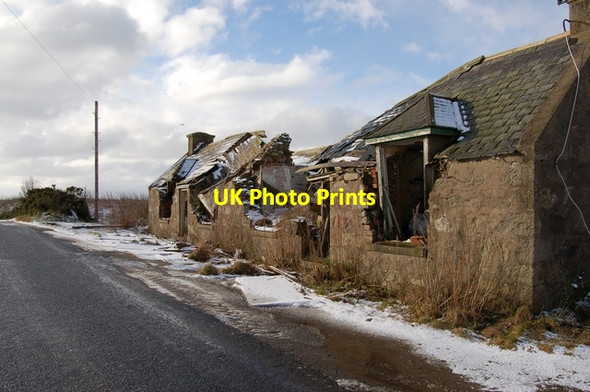 Photo 6"x4" Ruined house Ellon\/NJ9530 c2007