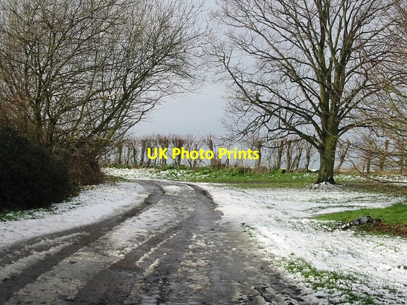 Photo 6"x4" Track off Court Hill, Littlebourne Littlebourne c2007
