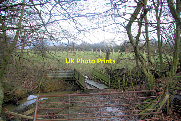 Photo 6"x4" Bridge over Ditch Curtisden Green c2007