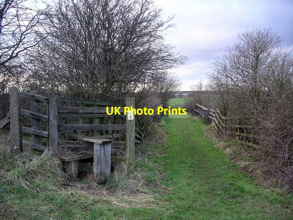 Photo 6"x4" Bridge and stile Eakring c2007