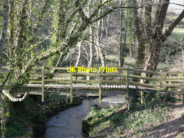 Photo 6"x4" Corfe River Corfe Castle c2007