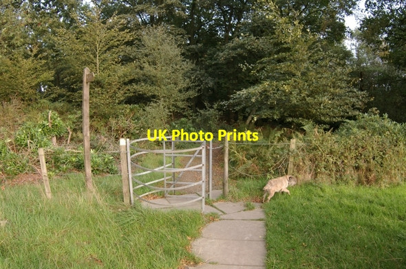 Photo 6"x4" Gate into Witton Park Feniscliffe c2006
