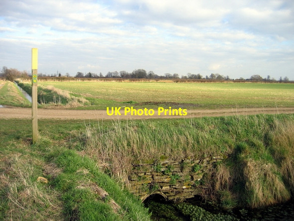 Photo 6"x4" The Torpel Way crossing a stream north of Barnack Bainton\/TF0906 c2007