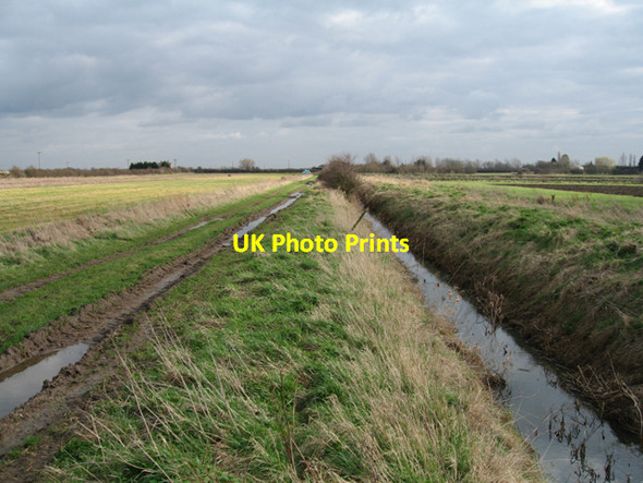 Photo 6"x4" Red Hill Drove, Stretham, Cambs Elford Closes c2007 P1