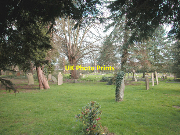 Photo 6"x4" Harbury Cemetery Harbury c2007