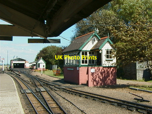 Photo 6"x4" Signal box at New Romney Station New Romney c2002