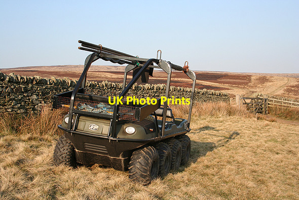 Photo 6"x4" All-terrain vehicle above Hey Bank Nether Hey c2007