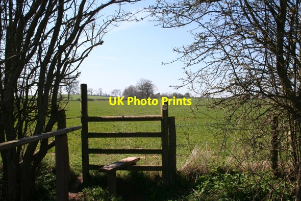 Photo 6"x4" Stile on the Footpath to Rowland's Green. Ledbury c2007