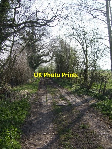 Photo 6"x4" Bridge over Brook on Hubbal Lane Shackerley c2007