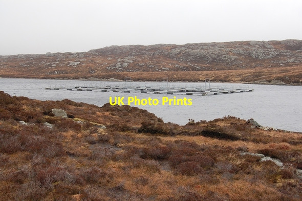 Photo 6"x4" Loch Langabhat Salmon Farm Fionnsabhagh c2007