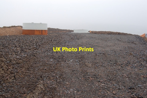 Photo 6"x4" Turbine site at Ben Aketil power station Glen Heysdal c2007