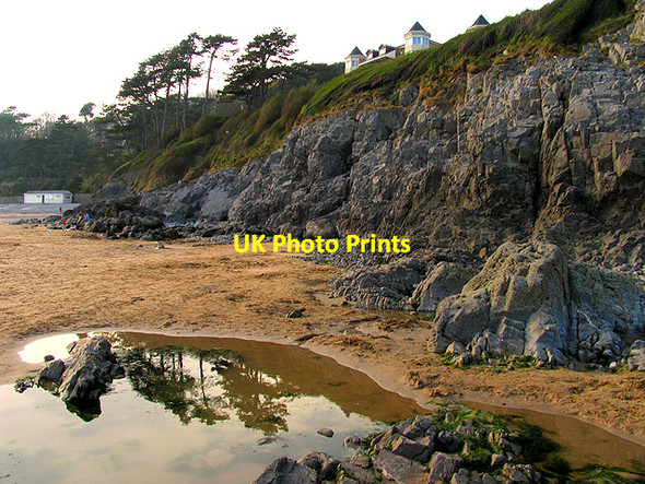 Photo 6"x4" Reflections on Caswell Beach Caswell\/SS5987 c2007