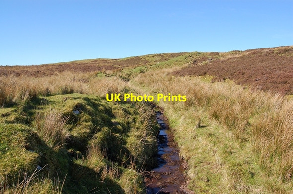 Photo 6"x4" Shielings in Gleann Eoghainn Glen Heysdal c2007