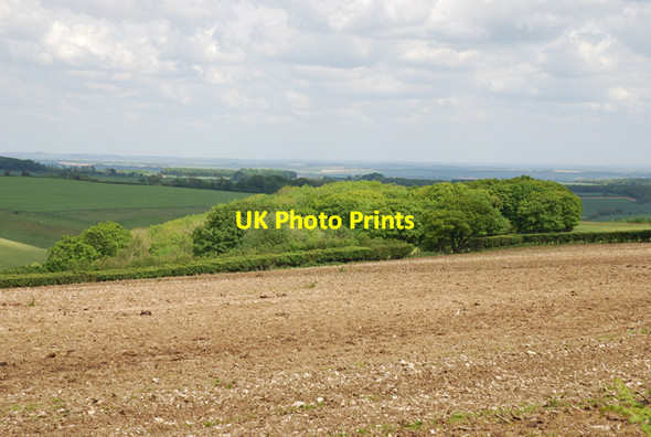 Photo 6"x4" Fields by Farm Down Barn Ibberton c2007