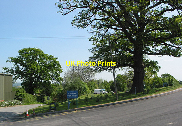 Photo 6"x4" Entrance to Weston's car and coach park Bodenham Bank c2007