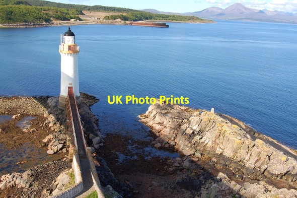 Photo 6"x4" Eilean B\u00c3\u00a0n Lighthouse Kyleakin c2007
