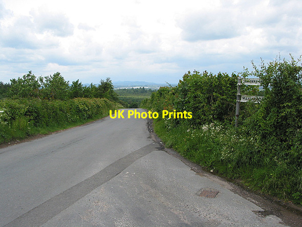 Photo 6"x4" Right turn to Ganders Green Ganders Green c2007