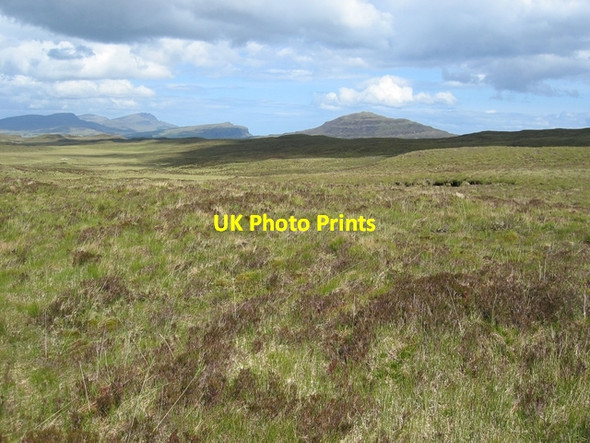 Photo 6"x4" Glen Varragill moorland Upper Ollach c2007