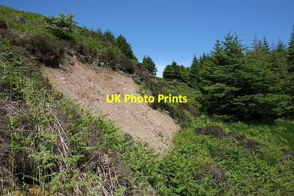 Photo 6"x4" Allt Criche. Slat c2007