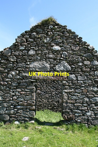 Photo 6"x4" End View of Farm House at Gleneaddardacrock. Cnoc Moy c2007