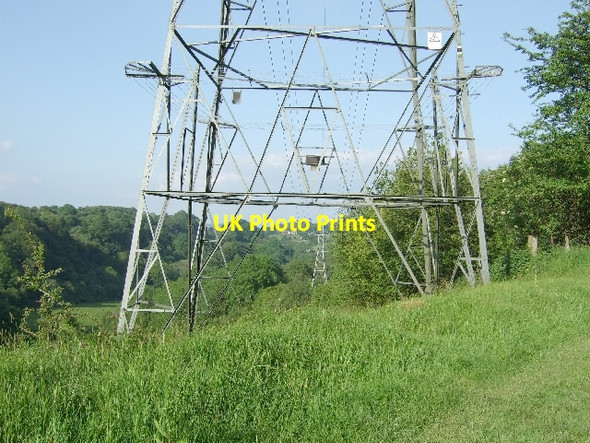 Photo 6"x4" Electricity Pylon - Graig Llanishen Footpath Caerphilly\/Caerffil c2007