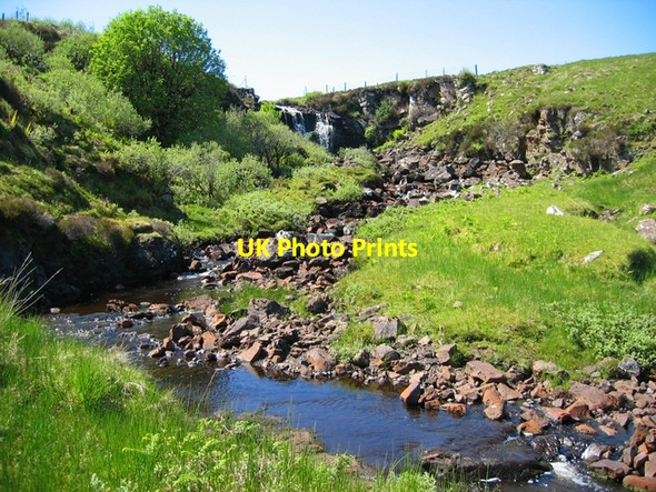 Photo 6"x4" Top fall of the Eas na Coille Mugeary c2007
