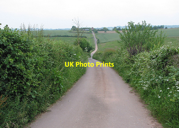 Photo 6"x4" Private road to Lower Foxhall, Kingstone Kingstone\/SO6324 c2007